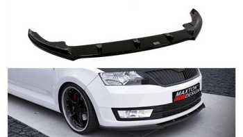 Front Splitter V.1 Skoda Rapid Gloss Black