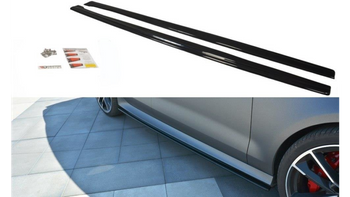 Diffuser Audi RS7 C7 Facelift Side Skirts v.1 Gloss Black