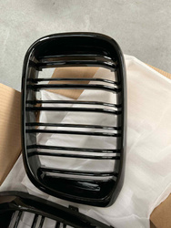 Grill BMW X3 G01 F97 X4 G02 F98 podwójne żeberka Gloss Black