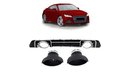 Diffuser Audi TT 8S Rear Silver