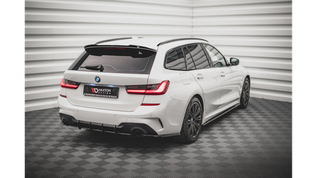 Splitter BMW 3 G20 G21 M-Pack Tył Boczne v.2 Gloss Black