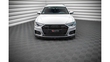 Splitter Audi A6 C8 S-Line Front v.3 Gloss Black