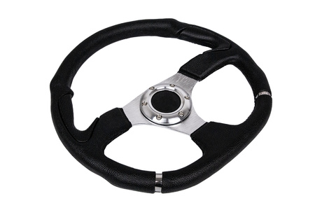 Steering wheel Pro 350mm offset:0mm Leather Black