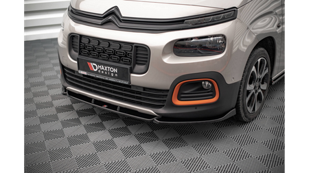 Splitter Citroen Berlingo III Front Gloss Black