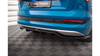 Splitter Audi e-tron Rear Central with Diffuser Gloss Black