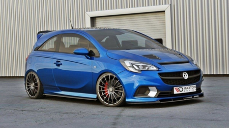 Splitter Opel Corsa E OPC VXR Nurburg Front Gloss Black