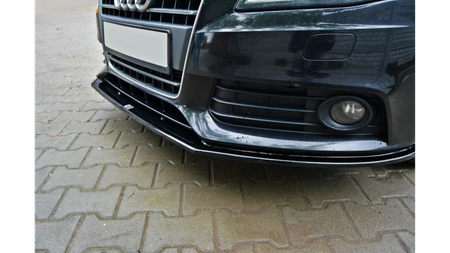 Splitter Audi A4 B8 Front v.2 Gloss Black