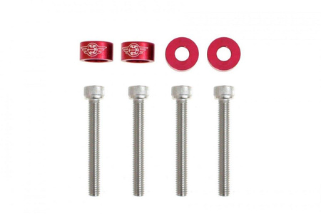 Decorative screws washers M6x1.0 45mm JDM Red