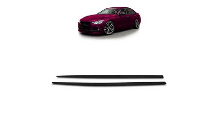 Diffuser BMW 3 F30 F31 Side Skirts Matt Black