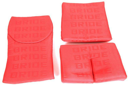 Fotel sportowy LOW MAX K608 Welur Bride Czerwony