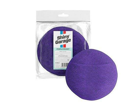 Shiny Garage White Purple Microfiber Applicator 13,5x3cm