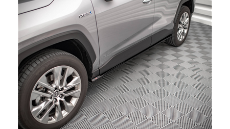 Dokładka Toyota RAV4 V Progi Gloss Black