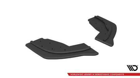Splitter BMW 1 F40 M-Pack Rear Side Street Pro v.1 Black-Red