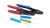 Set of two crimping tools along with 3 pin removal tools