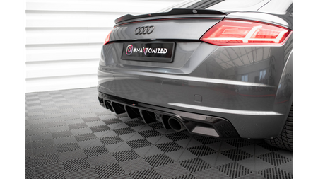 Dokładka Audi TT 8S S-Line Zderzak Tył Gloss Black