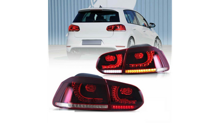 Lampy Volkswagen Golf VI Tył Dynamic LED Red