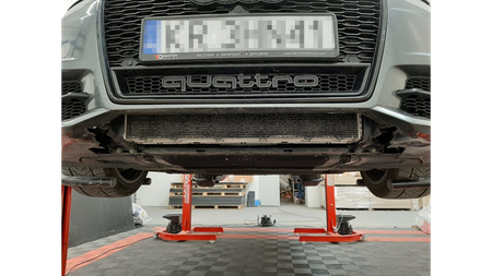 Splitter Audi A6 C7 Facelift S-Line przód