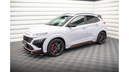Dokładka Hyundai Kona N Mk1 Gloss Black Progi v.2