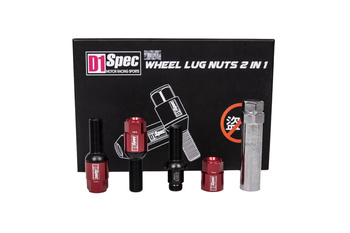 Racing bolts D1Spec Heptagon 2in1 14x1,5 Red
