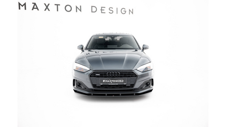 Splitter Audi A5 F5 Facelift Przód Street Pro Black-Red