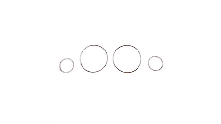 Sport Dashboard Rings Chrome BMW 5 E39 1995-2003