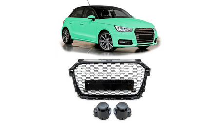 Grill Audi A1 8X Facelift Gloss Black