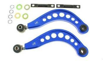 Adjustable Rear Upper Suspension Camber Control Arm Kit Civic 06-11 blue LCA