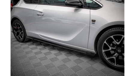 Dokładka Opel Astra GTC OPC-Line J Progi Street Pro Black + Gloss Flaps