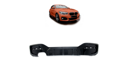 Diffuser BMW 1 F20 F21 Facelift Rear Carbon Look