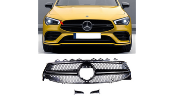 Grill Mercedes-Benz CLA C118 X118 Black A-Type PDC