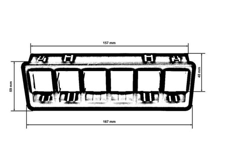 Switch frame 6x