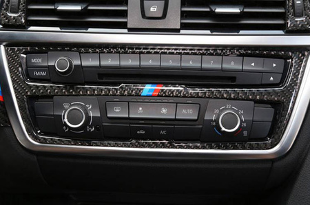 Carbon wrap air conditioner and CD panel BMW F30 F34