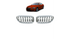 Grill BMW 6 E63 E64 pojedyncze żeberka Chrome