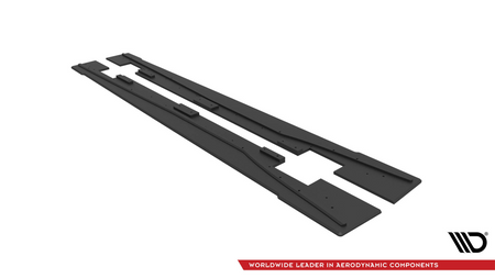 Diffuser Mercedes-Benz A W176 Facelift Side Skirts Street Pro Black