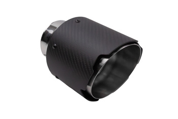 Końcówka tłumika 114mm wejście 76mm Carbon Matt