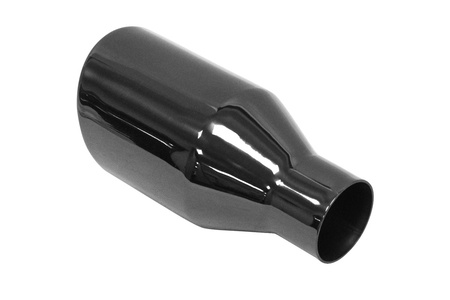 Końcówka tłumika 89mm wejście 51mm Black Chrome