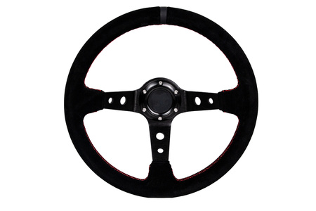 Steering wheel Pro 350mm offset:80mm Suede Black