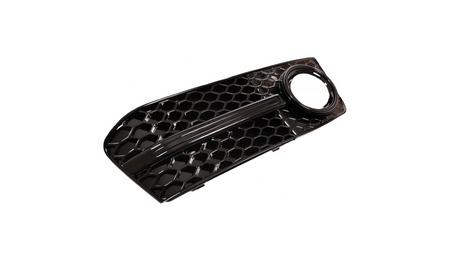 Fog Light Covers Audi A4 B8 Gloss Black