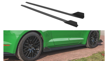 Diffuser Ford Mustang VI GT Facelift Side Skirts Street Pro v.2 Black-Red