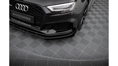 Splitter Audi RS3 8V Facelift Przód Pro v.1 + flaps Black