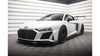 Splitter Audi R8 4S Facelift przód v.3 + flaps Gloss Black