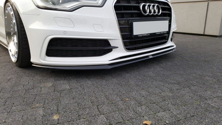 Splitter Audi A6 C7 S-Line Front v.2 Gloss Black