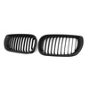 Grill BMW 3 E46 Facelift Compact pojedyncze żeberka Matt Black