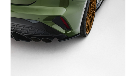 Splitter Audi S3 8Y Tył Boczne Street Pro Facelift Black-Red