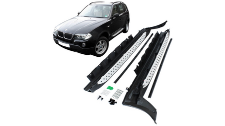 Stopnie boczne BMW X3 E83 Aluminium