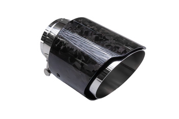 Końcówka tłumika 114mm wejście 76mm Carbon Gloss