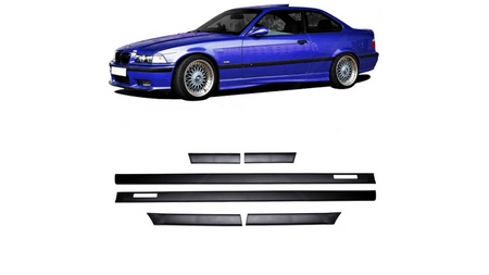 Trim BMW 3 E36 Side 6pcs. Black