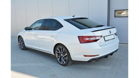 Spoiler Cap Skoda Superb III v.1 Gloss Black