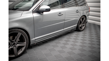 Diffuser Volvo V70 III Side Skirts Gloss Black