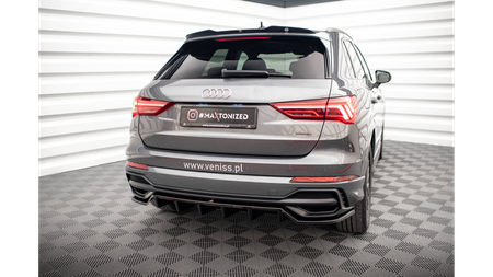 Przedłużenie Spoilera Audi Q3 F3 S-Line Gloss Black